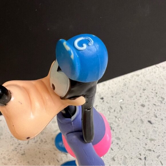 Vintage 1989 ARCO DISNEY Skateboarder Goofy Fully Poseable Figure Baseball Hat - Picture 9 of 10